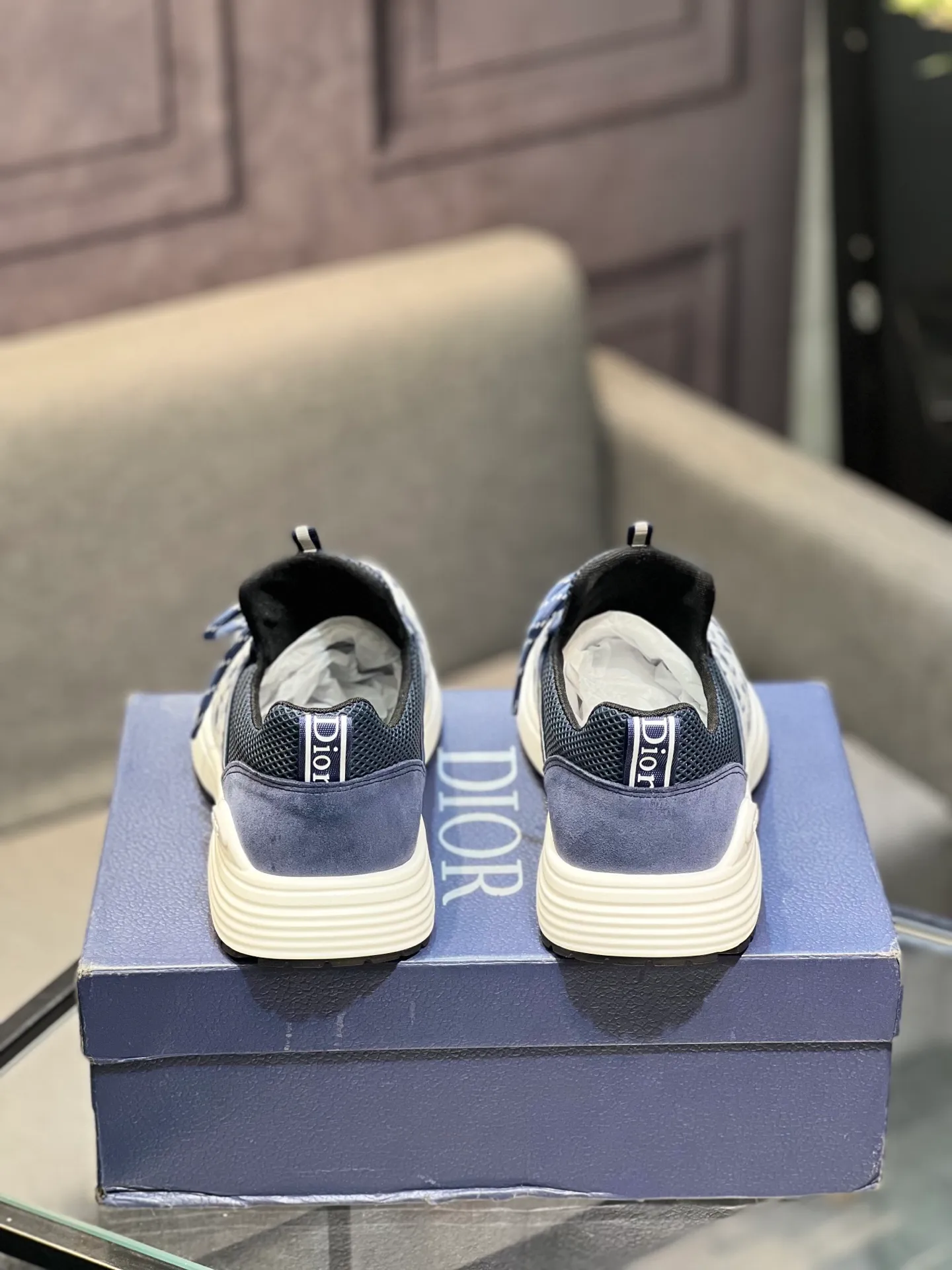 Men's shoes 💰400 [Dior] popular men's shoes, imported mesh splicing material, really inside. Original sole provided by the original factory, 38-45 (45 customized, non-refundable)
